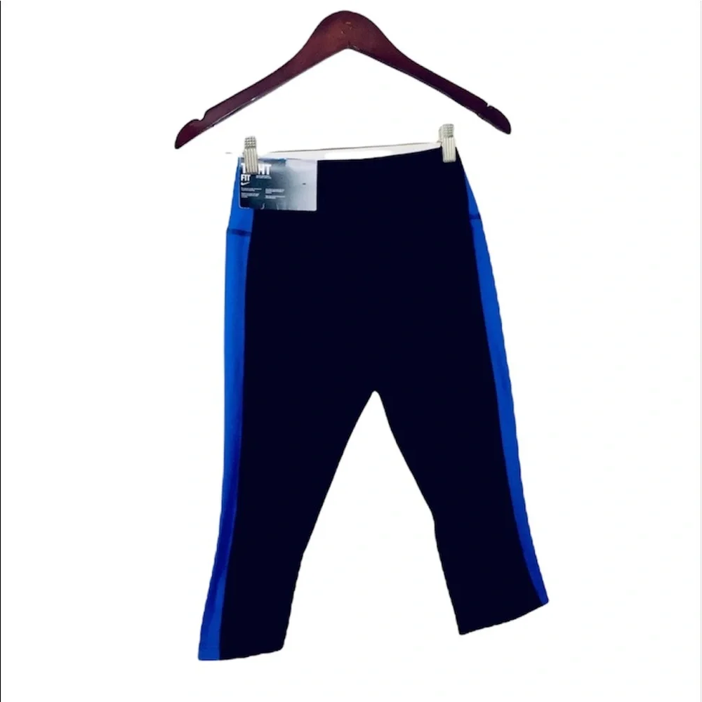NWT Nike: Small Blue & Black Workout Leggings